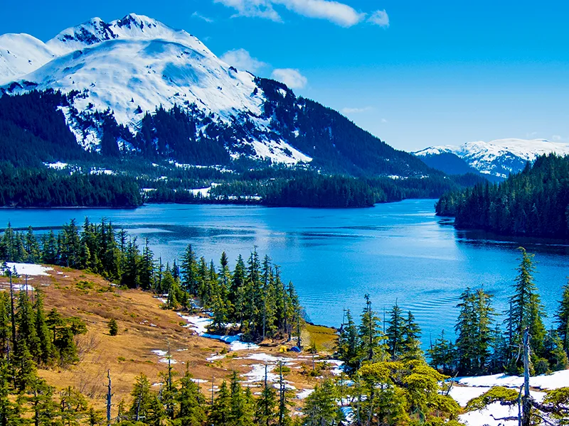 Prince William Sound from the air on a Flightseeing Tour from Anchorage Prince William Sound from the air on a Flightseeing Tour from Anchorage