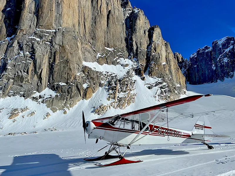 Rosey Air's Piper Supercub on a Charter Flight from Anchorage Rosey Air's Piper Supercub on a Charter Flight from Anchorage